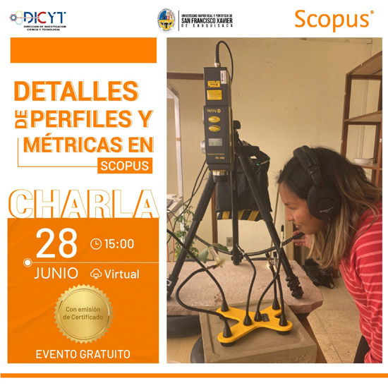 Charla SCOPUS: Detalles de perfiles y métricas en Scopus