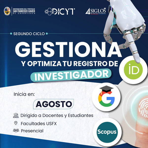 Taller «Gestiona y optimiza tu registro de investigador»