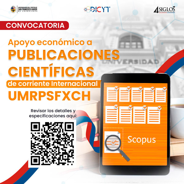 Convocatoria apoyo economico a publicaciones en revistas cientificas