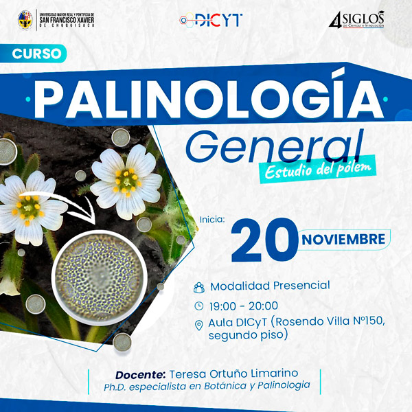 Curso «Palinología general (Estudio del pólen)»