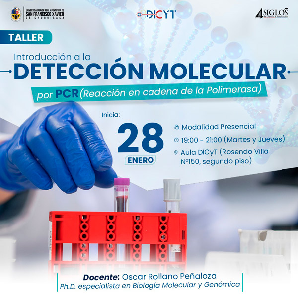 Taller «Introducción a la detección molecular por PCR (reacción en cadena de la polimerasa)»