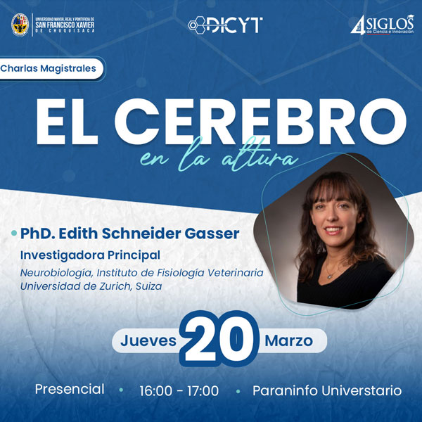 Charla Magistral «El cerebro en la altura»