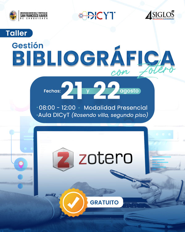 Taller-gestor-bibliografico-zotero-Afiche-Erick-Loayza-110825