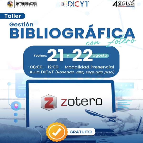 Taller «Gestión bibliográfica con Zotero»