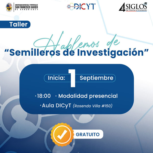 Taller «Hablemos de los Semilleros de investigación»
