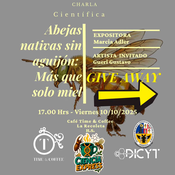Charla científica «Abejas nativas sin aguijón: más que solo miel»