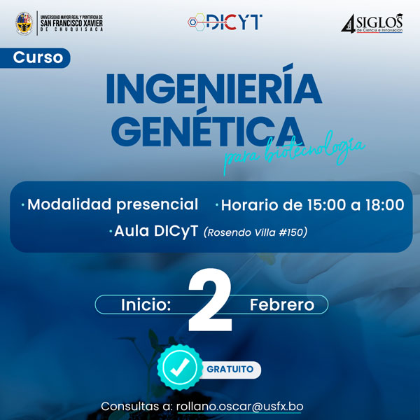 Curso «Ingeniería Genética para Biotecnología»