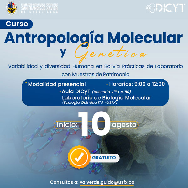 Curso Teórico-Práctico “Antropología Molecular y Genética” Variabilidad y diversidad Humana en Bolivia